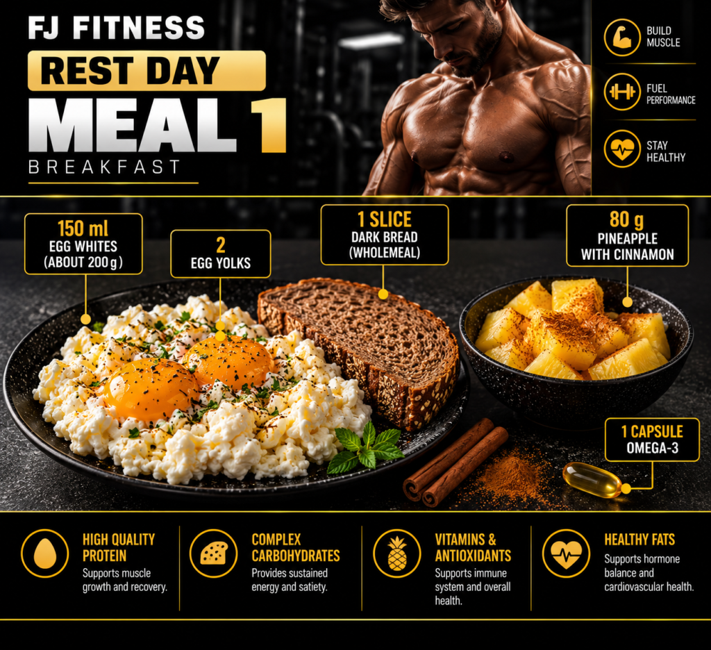 rest day meal 1 fitness breakfast
