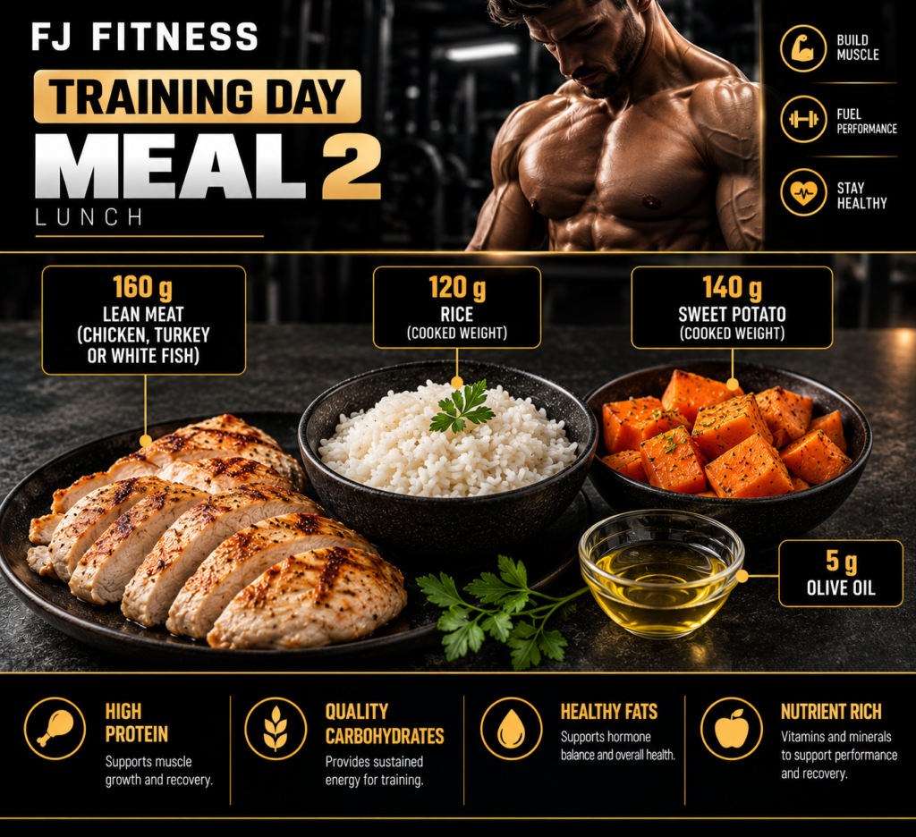 training day meal 2 infographic